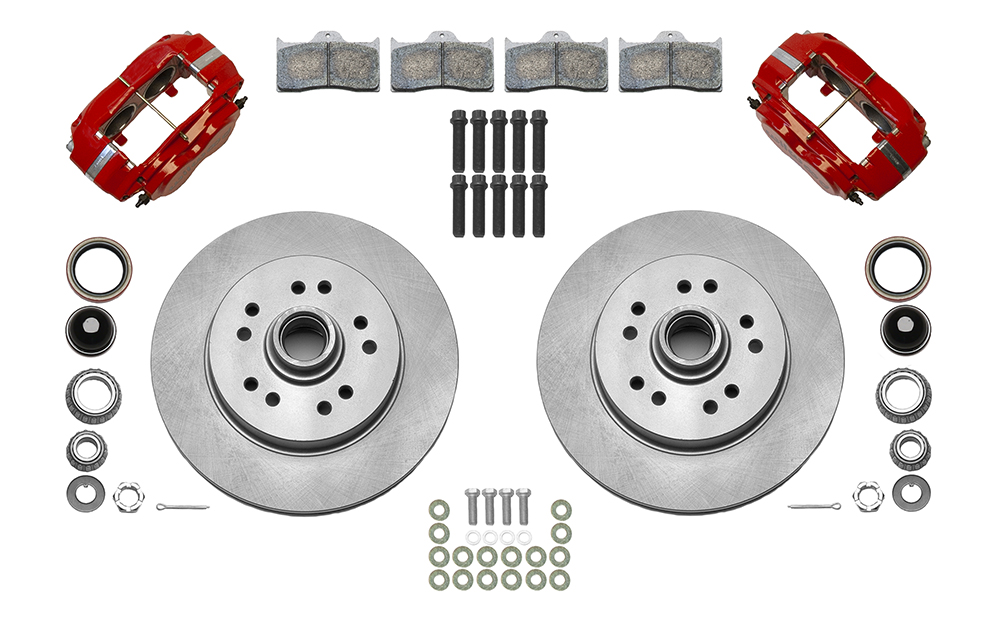 Wilwood 140-10740-R DP6 FRONT KIT 12.19IN RED main image 1